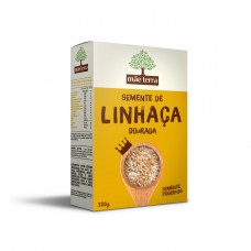 Semente De Linhaça Dourada MÃe Terra Caixa 200g