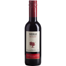 Vinho Brasileiro Tinto Miolo Seleção Cabernet Sauvignon Merlot Garrafa 375ml