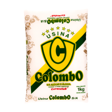 Açúcar Cristal Colombo Pacote 1kg