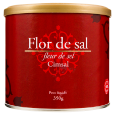 Sal Grosso Iodado Cimsal Flor De Sal 350g