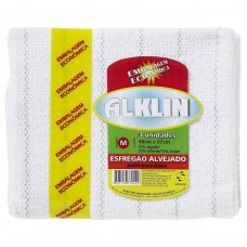 Pano De Algodão Alvejado Para Piso Alklin 40cm X 67cm Leve 3 Pague 2