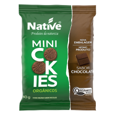 Cookie Orgânico Native Sabor Chocolate 40g
