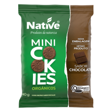 Cookie Orgânico Native Sabor Chocolate 40g Cookie Orgânico Native Sabor Chocolate 40g