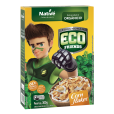 Cereal Matinal Orgânico Corn Flakes Eco Friends Native Caixa 300g