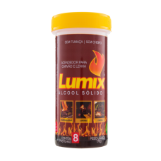 Álcool Sólido Acendedor Para Carvão E Lenha Lumix Pote 170g Álcool Sólido Acendedor Para Carvão E Lenha Lumix Pote 170g
