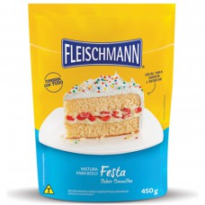 Mistura Para Bolo Sabor Baunilha Festa Fleischmann 450g