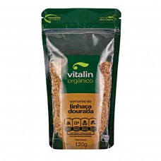 Semente De Linhaça Dourada Orgânica Vitalin 120g