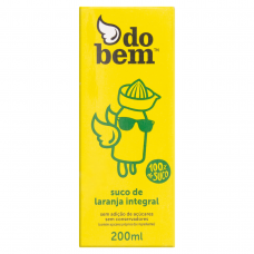Suco De Laranja Integral Do Bem 200ml