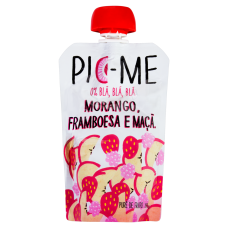 Purê De Frutas Morango, Framboesa E Maçã Pic-me 100g