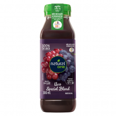 Suco Misto Uva E Maçã Natural Da Fazenda Garrafa 300ml