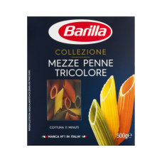 Macarrão Italiano Penne Tricolore Barilla 500g