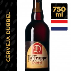 Cerveja Holandesa La Trappe Trapista Dubbel Garrafa 750ml