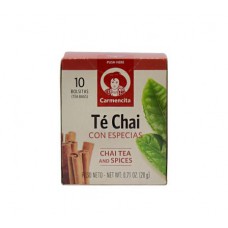 Cha Esp Carmencita Chai C/ Especiarias 20g Cha Esp Carmencita Chai C/ Especiarias 20g