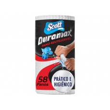 Toalha Pano Scott Duramax Rolo 58 Folhas Toalha Pano Scott Duramax Rolo 58 Folhas
