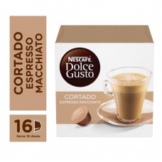 Café Em Cápsula NescafÉ Dolce Gusto Cortado Espresso Macchiato 16 Cápsulas