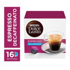 Café Em Cápsula NescafÉ Dolce Gusto Espresso Decaffeinato Blue 16 Cápsulas