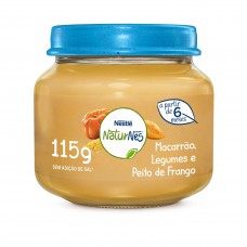 Papinha Naturnes NestlÉ Peito De Frango Com Legumes E Macarrão 115g Papinha Naturnes NestlÉ Peito De Frango Com Legumes E Macarrão 115g