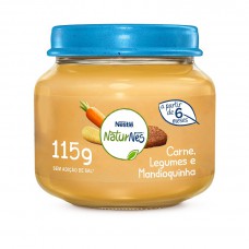 Papinha Naturnes Carne, Legumes E Mandioquinha 115g Papinha Naturnes Carne, Legumes E Mandioquinha 115g