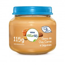 Papinha Naturnes NestlÉ Gema De Ovos, Carne E Legumes 115g Papinha Naturnes NestlÉ Gema De Ovos, Carne E Legumes 115g