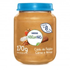 Papinha Naturnes Nestlé Caldo De Feijão, Carne E Arroz 170g Papinha Naturnes Nestlé Caldo De Feijão, Carne E Arroz 170g