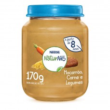 Papinha Naturnes Nestlé Macarrão Carne E Legumes 170g Papinha Naturnes Nestlé Macarrão Carne E Legumes 170g