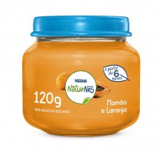 Papinha Naturnes NestlÉ Mamão Com Laranja 120g Papinha Naturnes NestlÉ Mamão Com Laranja 120g