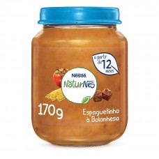 Papinha Naturnes Nestlé Espaguete a Bolonhesa 170g Papinha Naturnes Nestlé Espaguete a Bolonhesa 170g