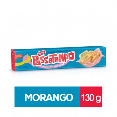 Biscoito Passatempo Recheado Morango 130g Biscoito Passatempo Recheado Morango 130g