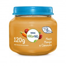 Papinha Naturnes Nestlé Manga, Maça E Cenoura 120g Papinha Naturnes Nestlé Manga, Maça E Cenoura 120g