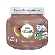 Naturnes Papinha Orgânica Uva E Banana 120g