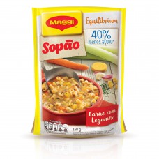 Maggi Equilibrium Sopão Carne Com Legumes Sachê 150g
