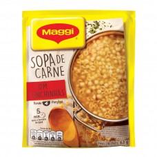 Maggi Sopa Carne Com Conchinhas Sachê 63g