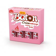 Chocolate Garoto Baton Recheado Morango Pack 64g Chocolate Garoto Baton Recheado Morango Pack 64g