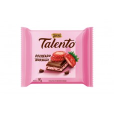 Chocolate Garoto Talento Recheado Morango 90g