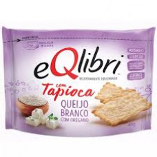 Biscoito Cracker Com Tapioca Queijo Branco Com OrÉgano Eqlibri Pacote 45g