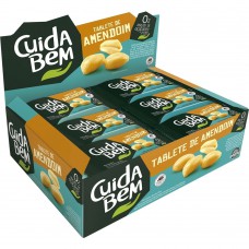 Doce De Amendoim Cuida Bem Zero AÇÚcar Caixa 480g Contendo 24 Unidades De 20g Cada