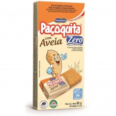 Paçoquita Zero Com Aveia Display De 88g Com 4 Unidades De 22g Paçoquita Zero Com Aveia Display De 88g Com 4 Unidades De 22g