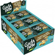 PaÇoca Com Chia, Quinoa E Amaranto Cuida Bem Caixa 528g Com 24 Unidades De 22g