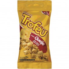 TrofÉu Salgadinho De Trigo Sabor Queijo 40g Pacote