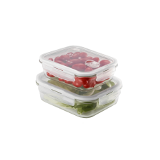 Conjunto De Potes Herméticos De Vidro Electrolux - 02 Unidades Conjunto De Potes Herméticos De Vidro Electrolux - 02 Unidades