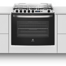 Fogão 5 Bocas De Embutir Electrolux Branco Automático Com Grill E Tripla Chama (76ebr)