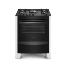 Fogão De Piso Branco 5 Bocas Com Mesa De Vidro (fc5vb) Bivolt