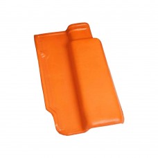 Telha Romana De Cerâmica 40x23cm 10mm Realeza Vermelha Resinada Barrobello