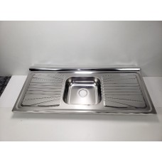 Pia P/ Cozinha Em Inox C/ Cuba Simples 120x52cm Fabrinox