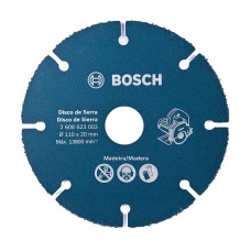 Disco De Corte Em Madeira Para Serra Mármore 110mm Azul Bosch