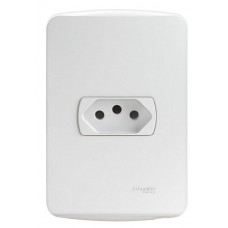 Conjunto Tomada 2p T 10a 250v Miluz Schneider Conjunto Tomada 2p T 10a 250v Miluz Schneider