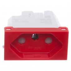 Modulo Tomada Branco 2p T 20a 250v Antibacteriano Vermelha Orion Schneider Modulo Tomada Branco 2p T 20a 250v Antibacteriano Vermelha Orion Schneider