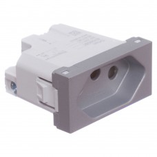 Modulo Tomada 2p T 20a 250v Aluminio Orion Schneider Modulo Tomada 2p T 20a 250v Aluminio Orion Schneider