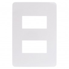 Placa 4x2 2 Postos Branca Orion Schneider Placa 4x2 2 Postos Branca Orion Schneider