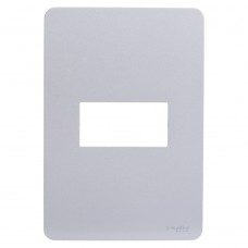 Placa 4x2 1 MÓdulo Gamma Silver Orion Schneider Placa 4x2 1 MÓdulo Gamma Silver Orion Schneider